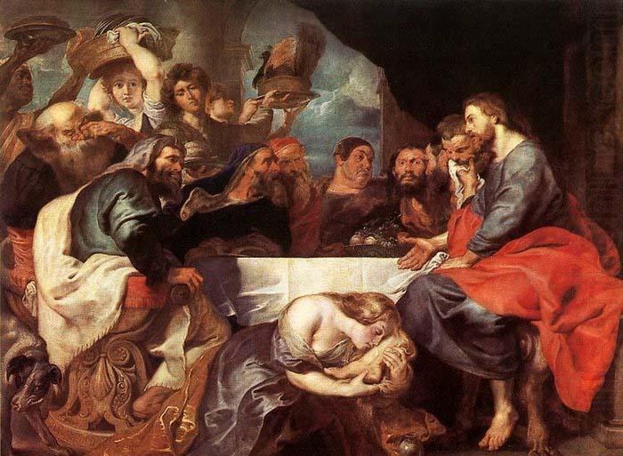 Christ at Simon the Pharisee, Peter Paul Rubens